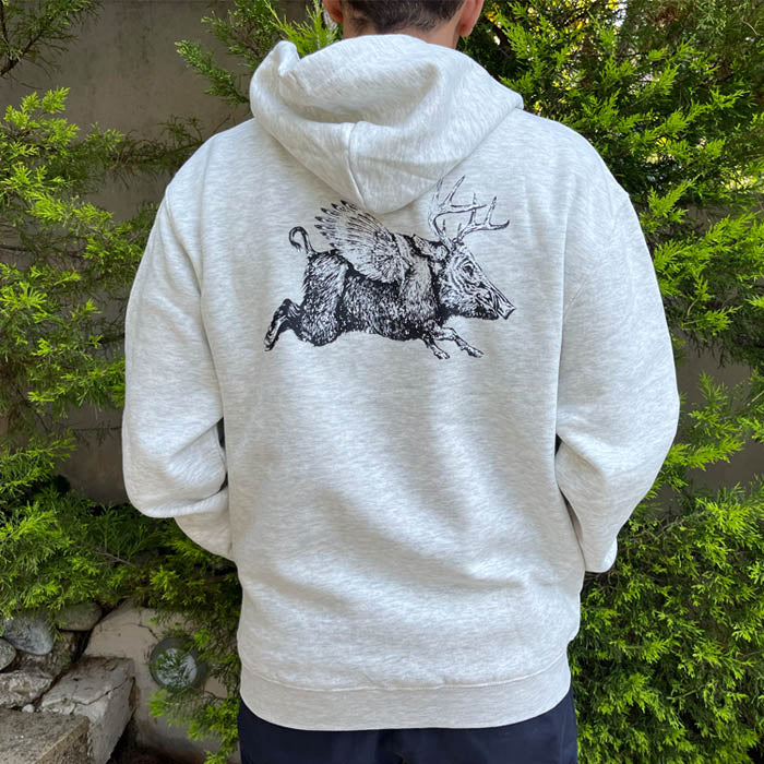 Προσωποποιημένο hoodie με ατάκα ή σχέδιο στο πίσω μέρος