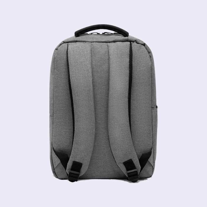 Γκρι laptop backpack με ατάκα ή όνομα