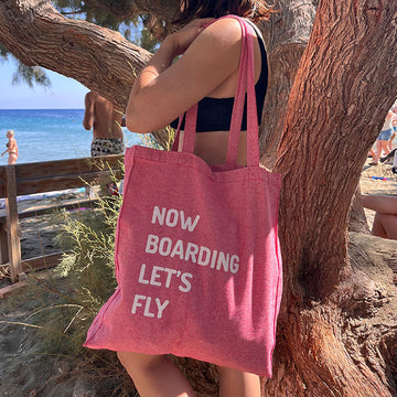 Καλοκαιρινη tote bag με ατάκα