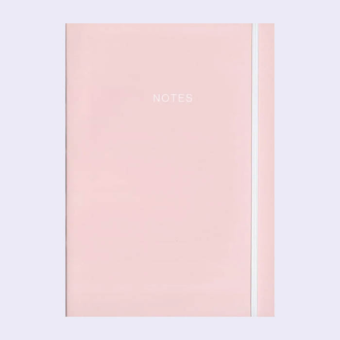Ροζ σημειωματάριο 80 σελίδες με ατάκα ή όνομα