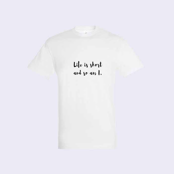 unisex tshirt με ατάκα 