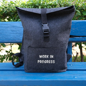 προσωποποιημένο laptop backpack με ατάκα