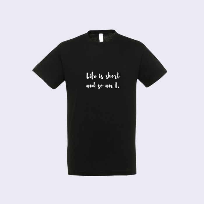 unisex tshirt με ατάκα 