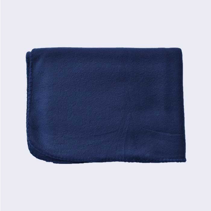 Μπλε fleece κουβέρτα με όνομα ή ατάκα