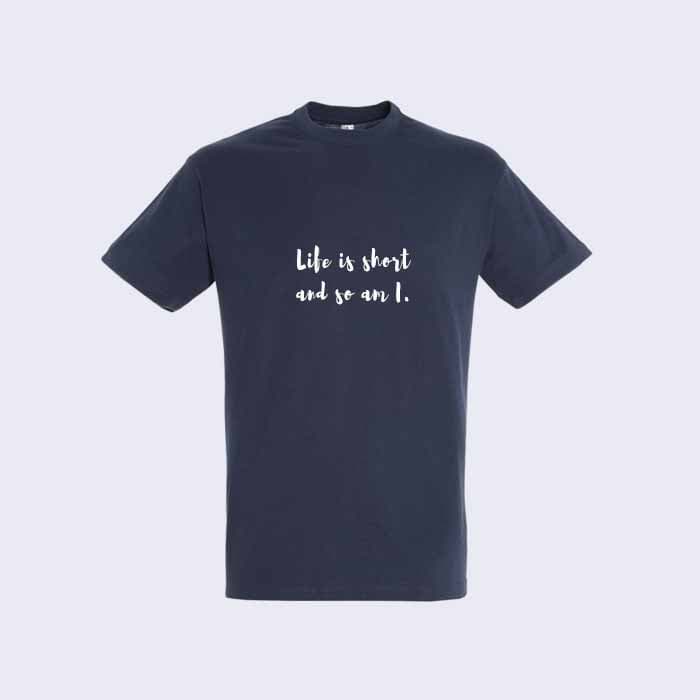 unisex tshirt με ατάκα 