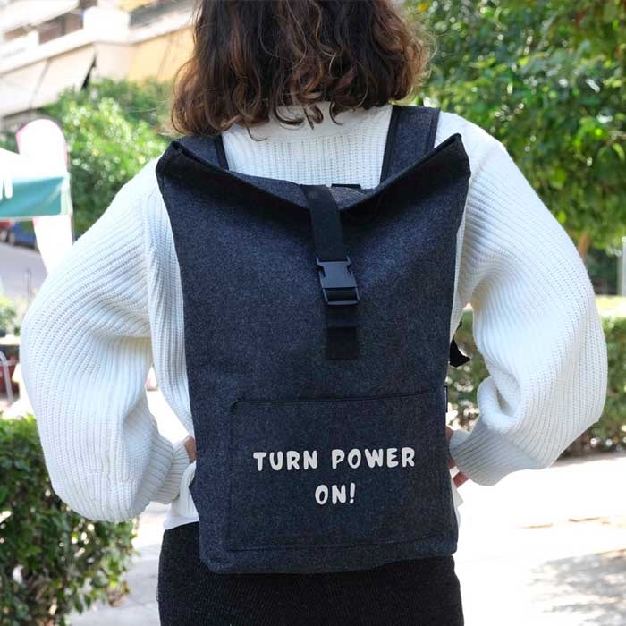 Προσωποποιημένο laptop backpack με ατάκα